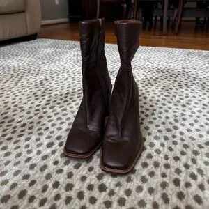 Franco Sarto | Shoes | Franco Sarto Womens Leather Stevie Mid